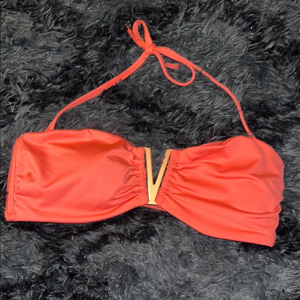 Victoria's Secret Bright Orange Bikini Top